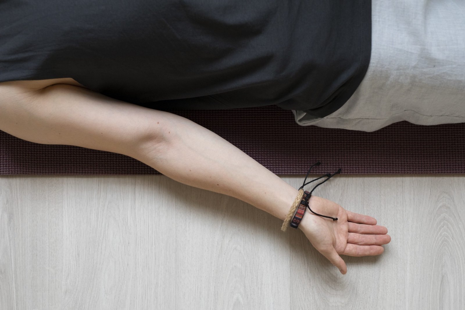 spiritual young man practicing yoga indoors scaled
